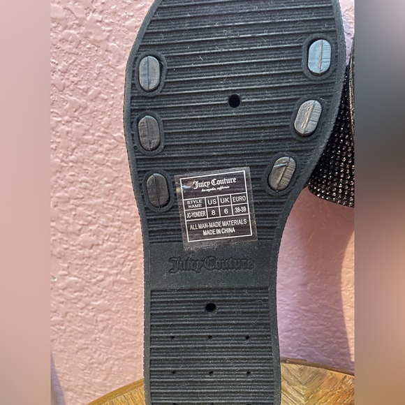 Juicy Couture Bedazzled Rainbow Slides - Picture 5 of 5